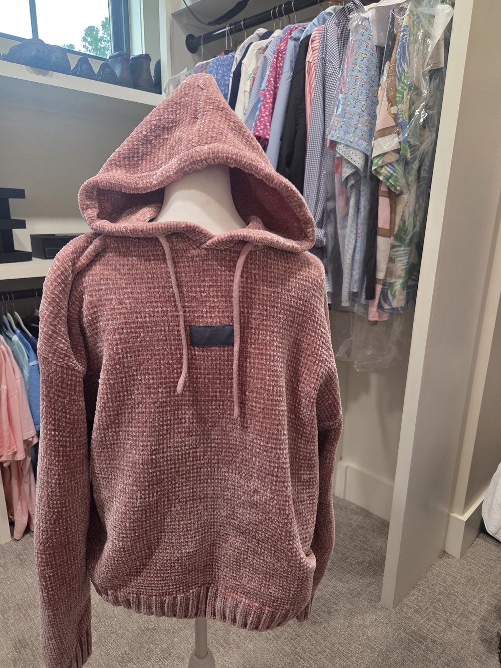Kith Dusty Rose/Mauve Knit Hoodie
